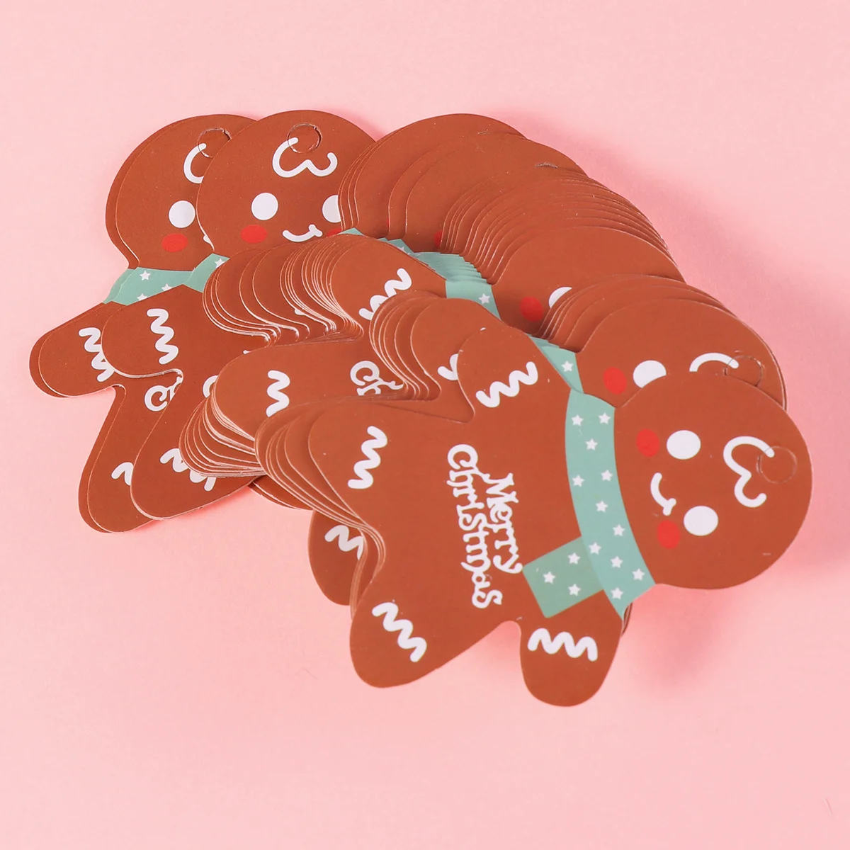 

Christmas Gingerbread Tags Tag Man Hanging Gift Ornament Tree Ornaments Decorationslabel Labels Present Name Paperholiday Decor