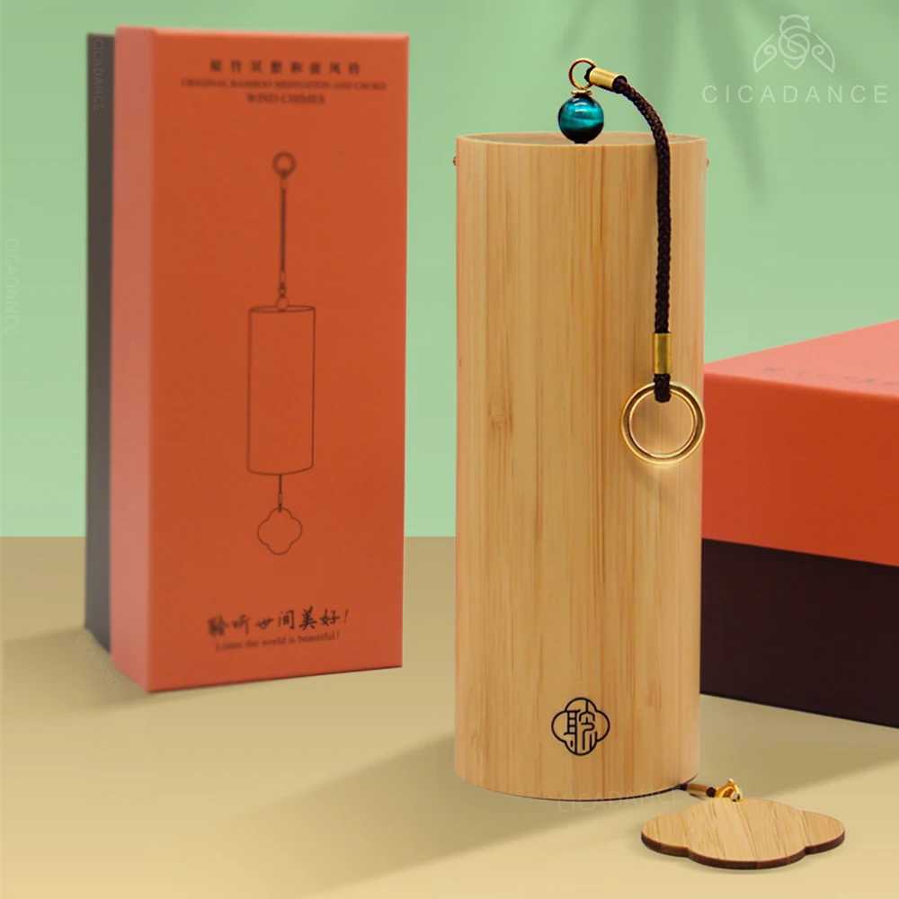 

Bamboo Wind Chimes Chord Windchime For Outdoor Garden Patio Home Decoration Sound Healing Meditation Relaxation Christmas Gifts