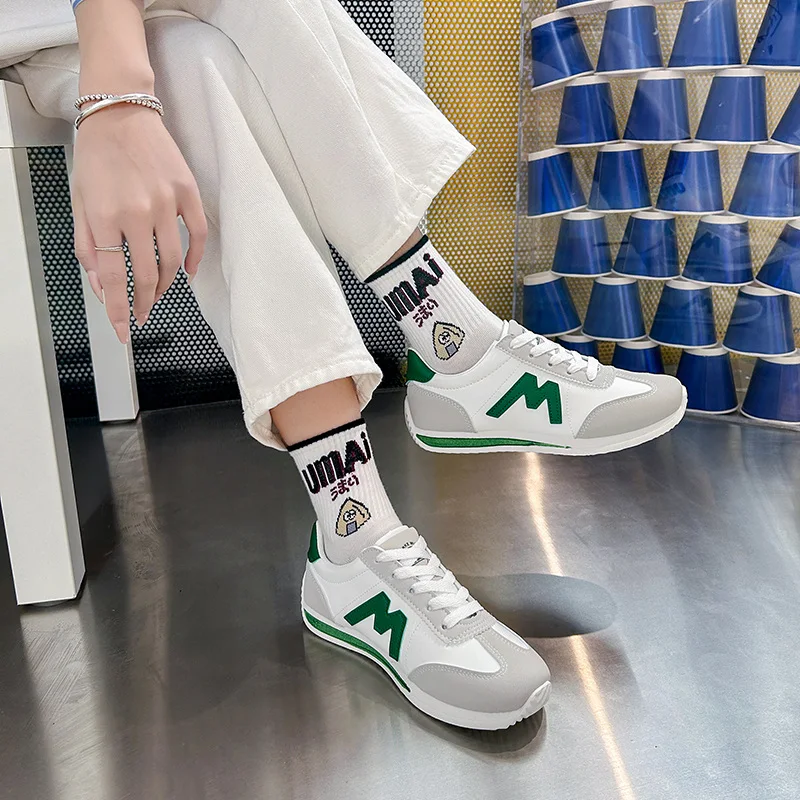 Summer Retro White Women's Casual Sports Shoes Breathable Womens Casual Shoes Comfortable Women Sneakers zapatillas informales