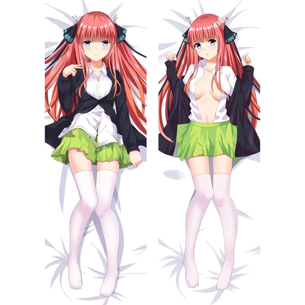 

Anime Dakimakura The Quintessential Quintuplets Body Pillow Cover Case Nakano Nino Cosplay Hugging Pillowcase