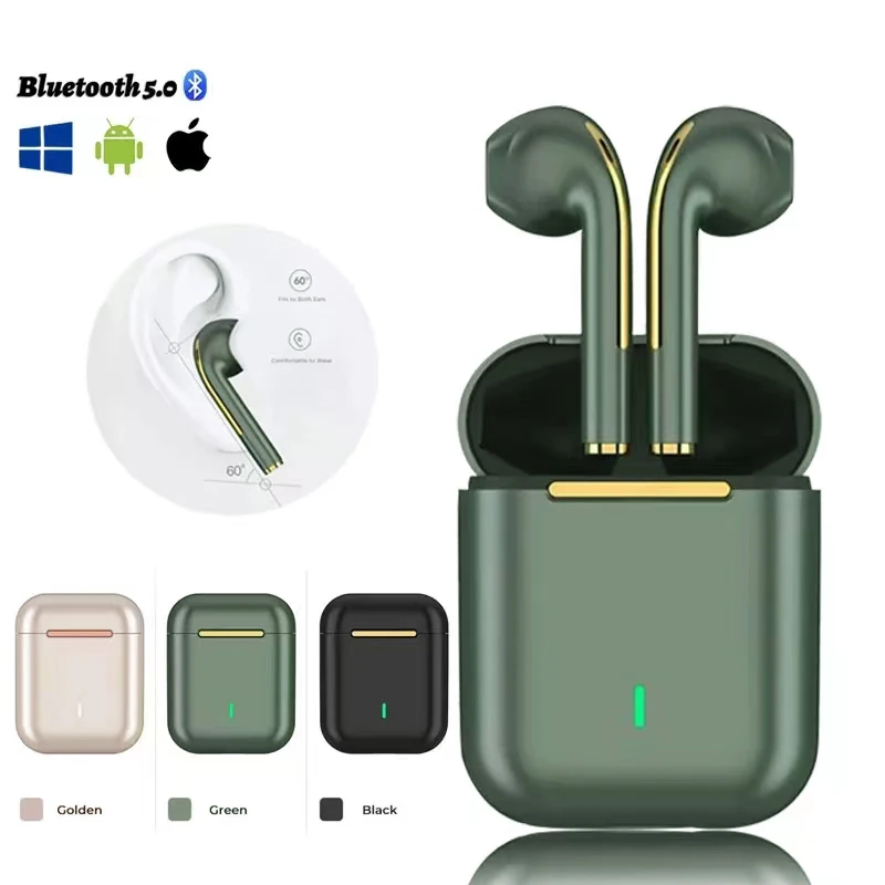 

New Air 2 TWS Pods Wireless Bluetooth 5.0 Headphones Earpoddings J18 Sport Music Headsets Gaming Noise Cancelling New Earphones