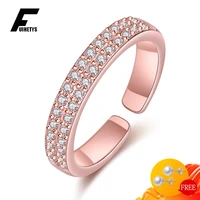 charm rings 925 silver jewelry with aaa zircon gemstones open finger ring fashion accessories for women wedding engagement gift