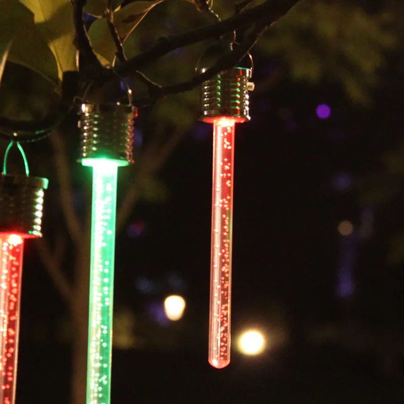 Уличный садовый светильник на солнечной батарее s лампа-трубка акриловый