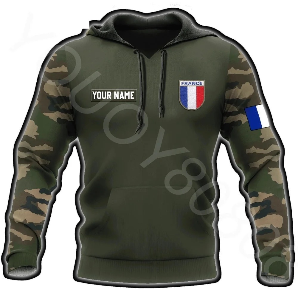 

Свитшот мужской с принтом, уличный Повседневный пуловер, камуфляжная толстовка, французская армейская одежда, весна-осень