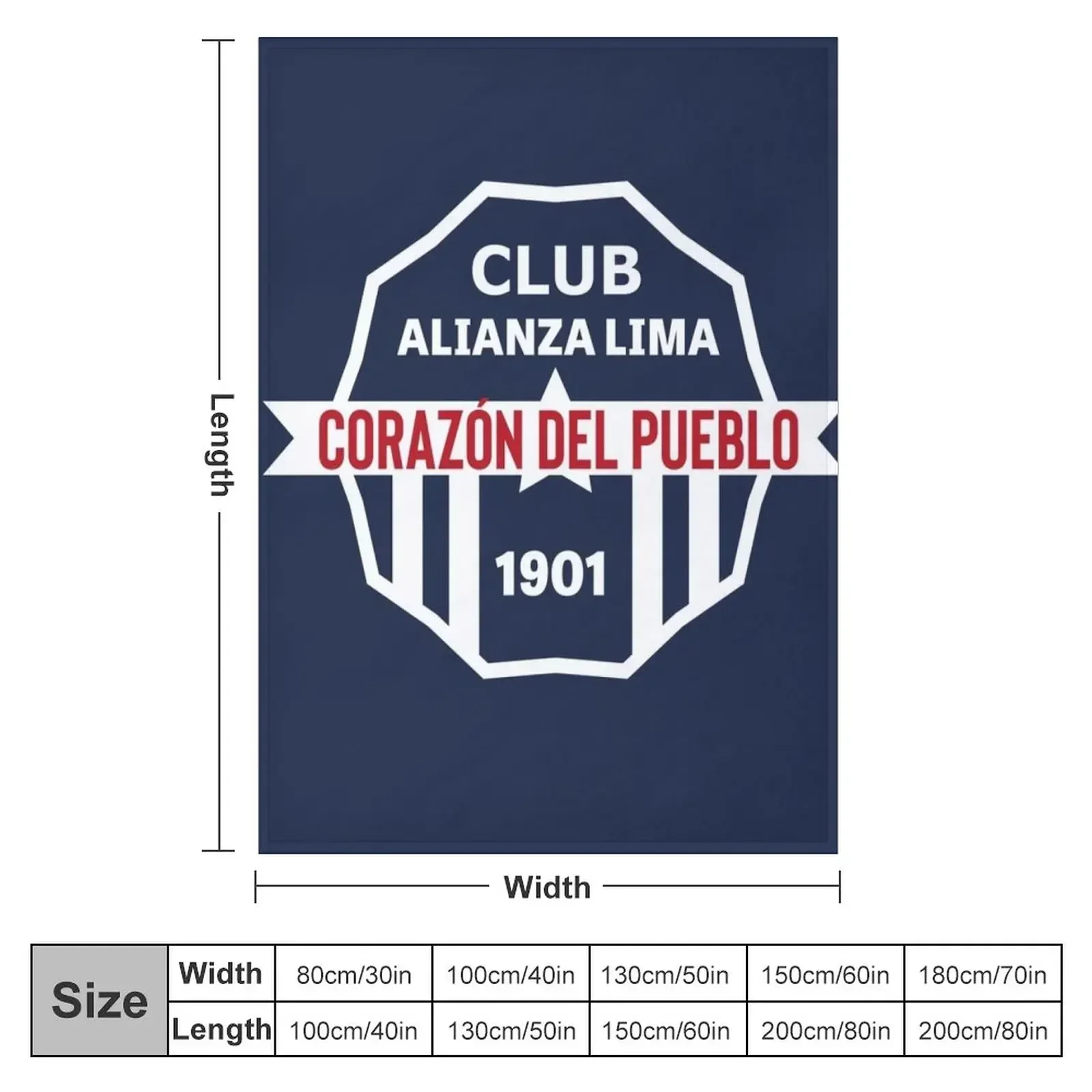 Набор наклеек Club Alianza LIma- Peru одеяло Polar одеяла