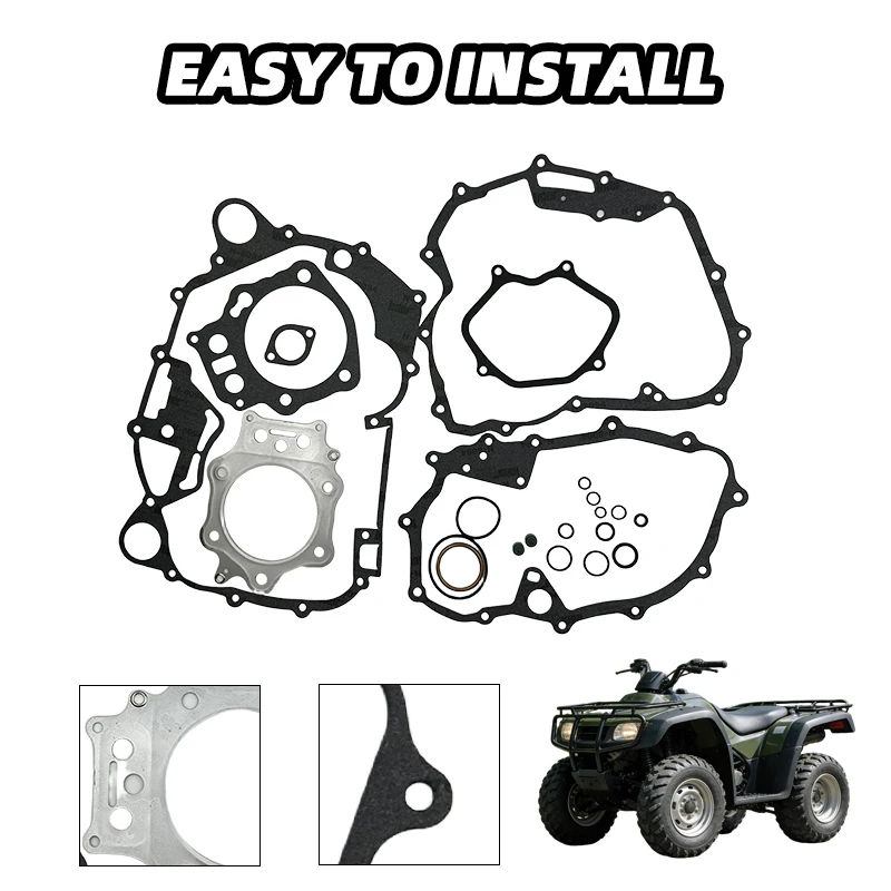 Фото Комплект прокладок двигателя для мотоциклов и квадроциклов Honda Eman 450 4x4 S TRX450S 1998-2004, замена комплекта прокладок двигателя мотоцикла №3