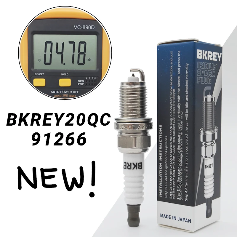 4/20 шт. 90919-YZZAC Q20RU11 иридиевая свеча зажигания для Toyota Camry Honda Civic Kia Celica Chevrolet BKREY20QC 91266