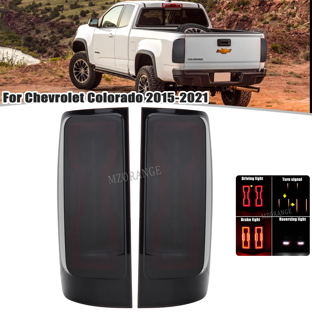 

Светодиодный задний стоп светильник сигнал для Chevrolet Колорадо 2015-2021, задний сигнал, Предупреждение ющий отражатель, противотуманная фара, а...