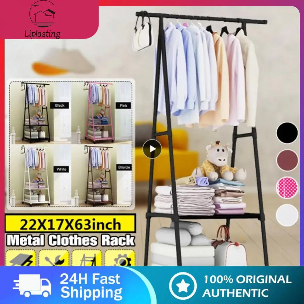 

Floor-to-ceiling Household Clothes Hanger Multi-functional Triangle Coat Racks Simple Clothes Drying Rack Clothes Rack