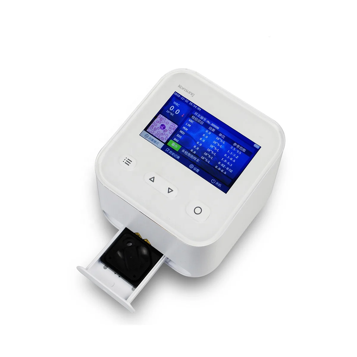 

POCT device (WBC-6) Colorful screen hematology WBC Analyzer with microfluidics chips