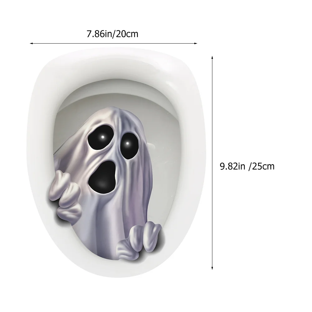 D Хэллоуин украшения гостиная наклейки съемные туалет ПВХ постеры