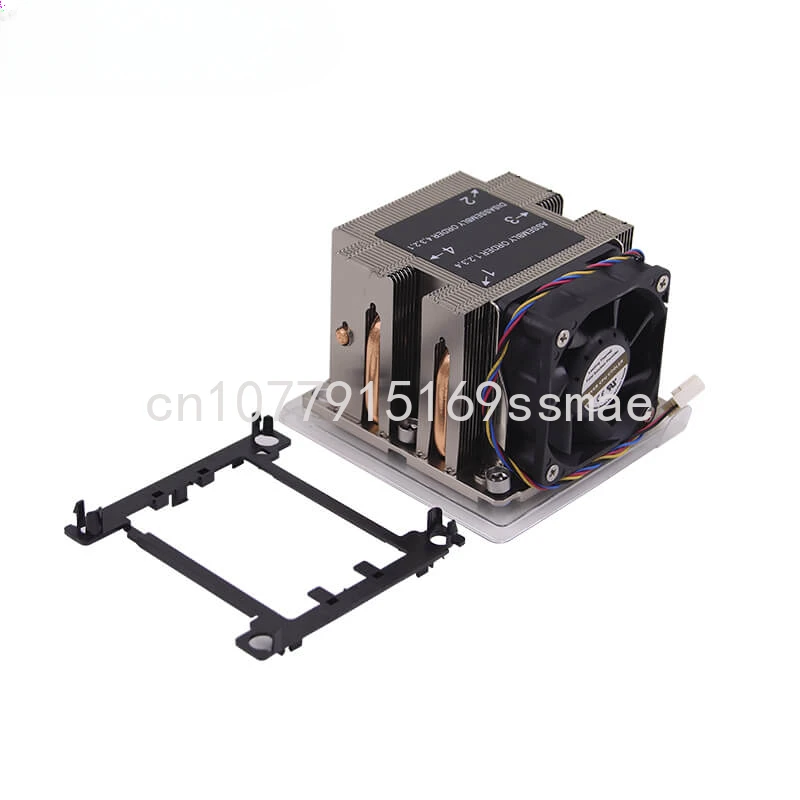 Высокопроизводительный радиатор LGA3647 квадратное гнездо Active CPU Cooler для 2U сервера и