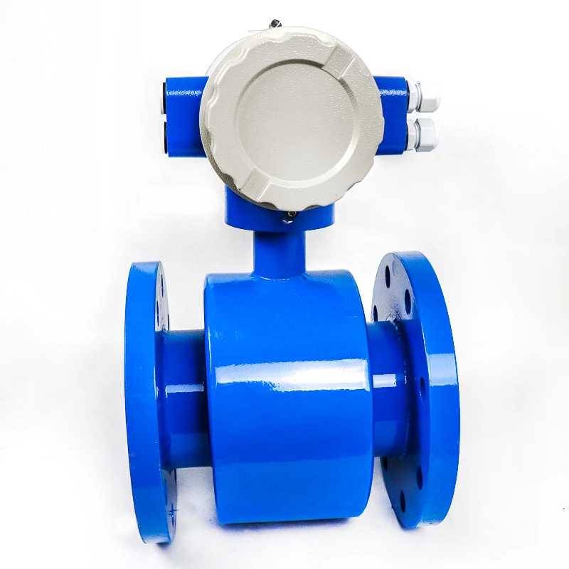 

In-Line 3 Inch DN80mm Digital Electromagnetic Flow Meter For Feed Water 4-20mA Output