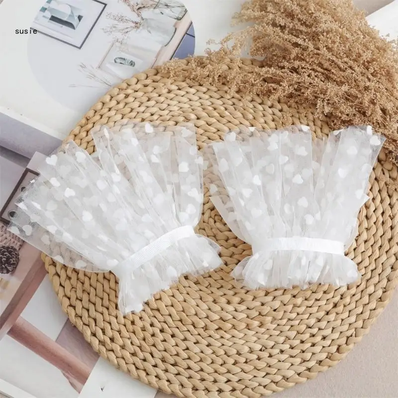 X7YA Девичник Свадебный Браслет Белый Тюль Подарок Невесте Душ Свадебная Ночь