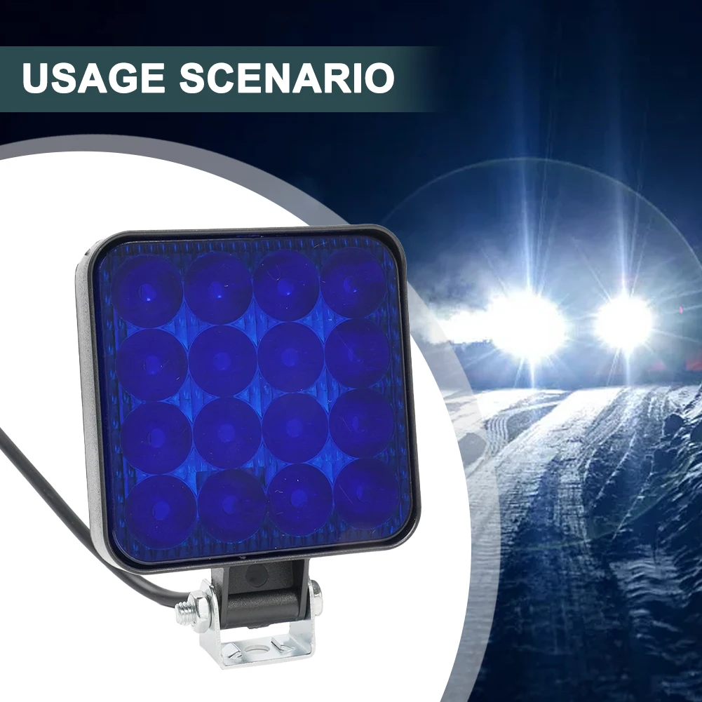 

1pcs Working Light Lighting Truck Off 48w 16LED ABS Car Light Parts Trucks Boats Waterproof Driving Fog Dust Proof Working Light
