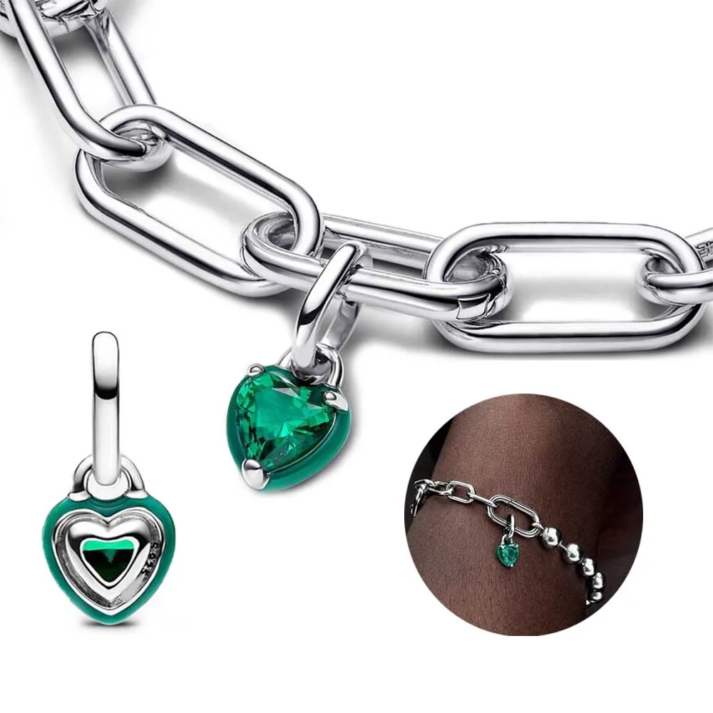 Зеленый цвет стерлинговое серебро 925 пробы лягушка кленовый лист черепаха и