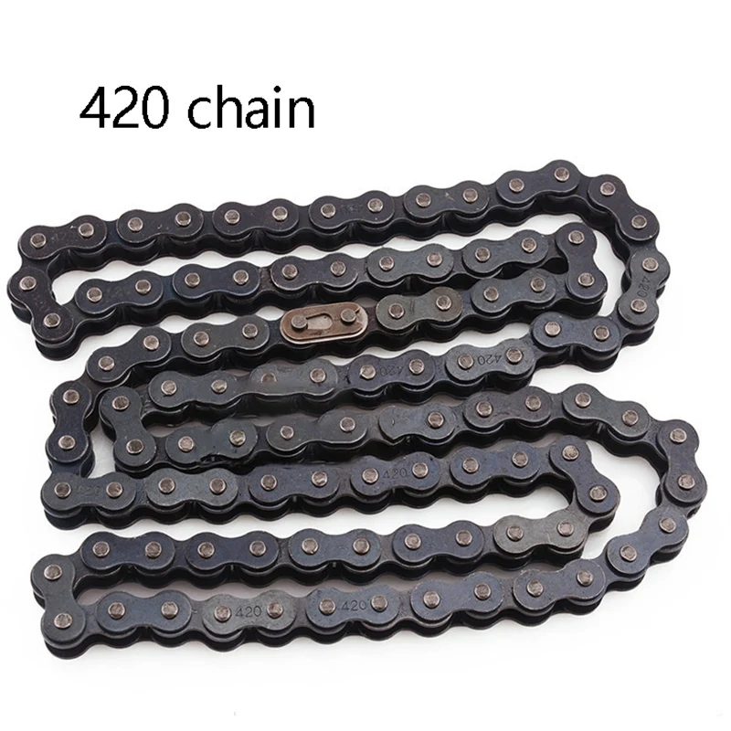 Цепь для мотокросса 420 звездочка цепь квадроцикла набор звеньев цепи приводная