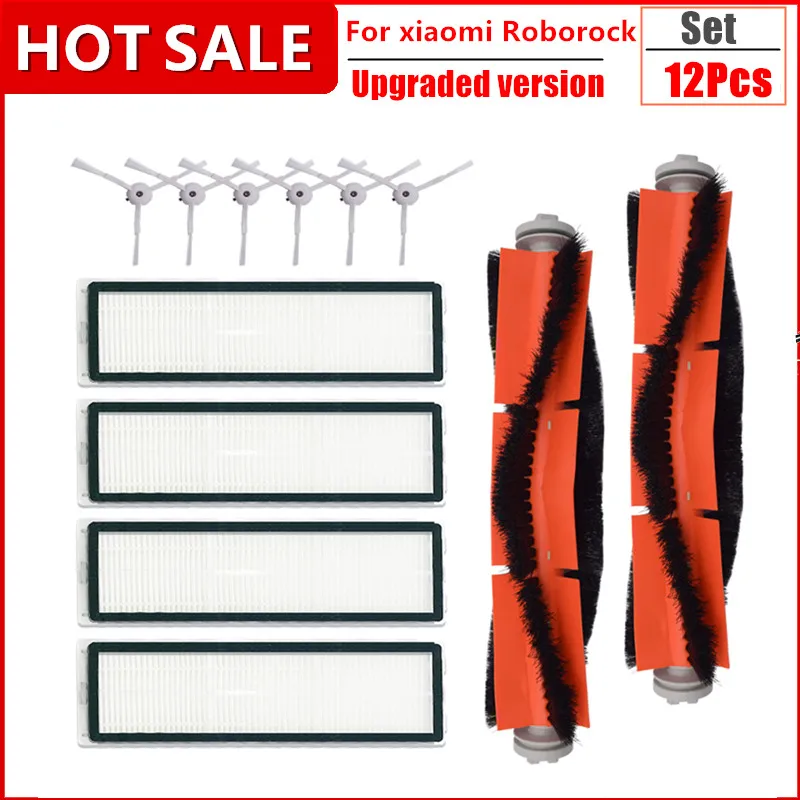 

Для XiaoMi Roborock S5 Max S6 Pure S5 S51 S50 S55 усовершенствованная версия тряпки для робота-уборки тряпки основная щетка HEPA фильтр