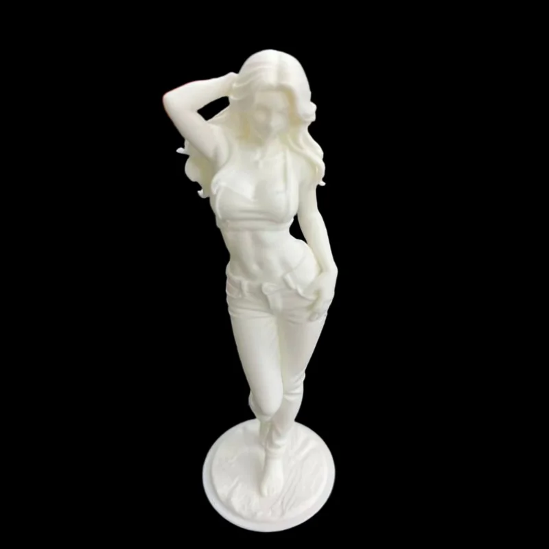 Фото Новая 3D-печатная фигурка богини Pure Desire: Изысканное украшение для рабочего стола и спальни, идеальный подарок для коллекционеров фигурок и любителей хобби №5