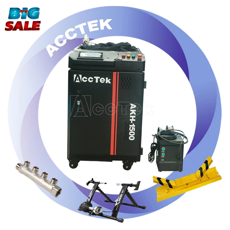 

AccTek Handheld Fiber Welding Machines AKH-1500 Laser Welding Cutting Machine 1500w Manual Laser Welding Machine For Metal