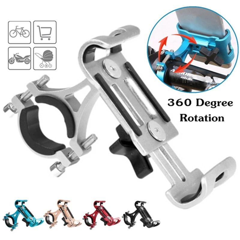 360 Degree Rotatable Motorcycle Phone Holder Adjustable Anti-slip GPS Navigation Bracket  Motorcycle Accessories