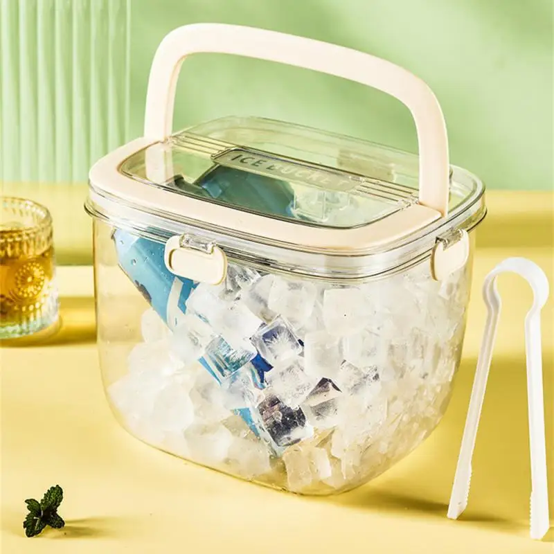 

Portable Large Silicone Ice Box Bucket Mold Round Square Popsicle Mold Ice Cube Trays For Kitchen Outdoor Party Ice Cream