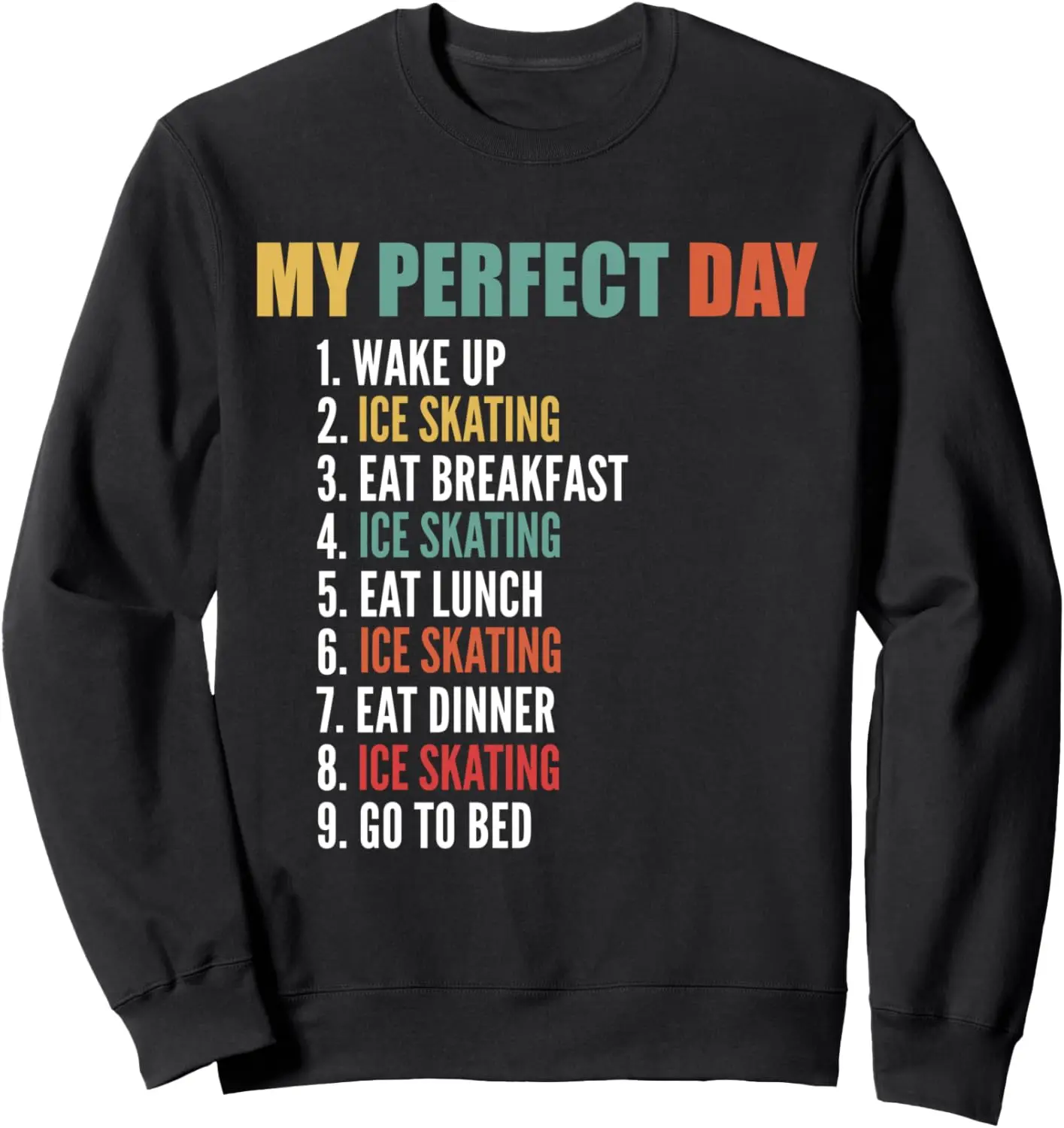 Забавная толстовка для катания на коньках My Perfect Day