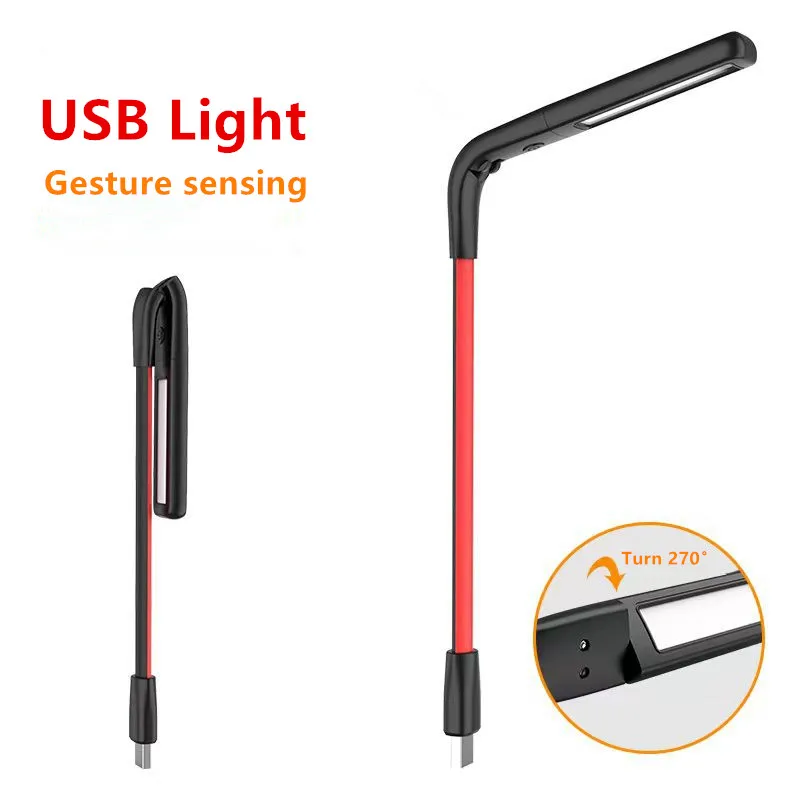 

New USB 5V LED Reading Lamp Mini Book Light With For Power Bank Computer Led Lamp Protect Eyesight LED Laptop Gesture Sensing