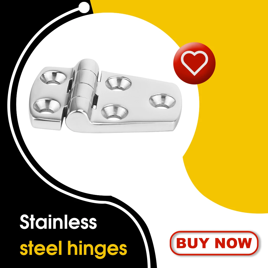 

Stainless Steel Boat Shortside Hinge Reusable Hinges Sea Boats Hardware