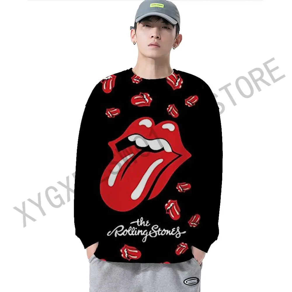 

Sweatshirts The Rolling-Stones Y2k Man Essentials Male Sweatshirt Fashion Female Rock Tracksuit Men Hoodie Men's Clothing Trend