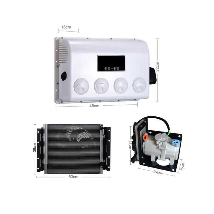 Auto air condition 12V 24V Electric truck air conditioner for car