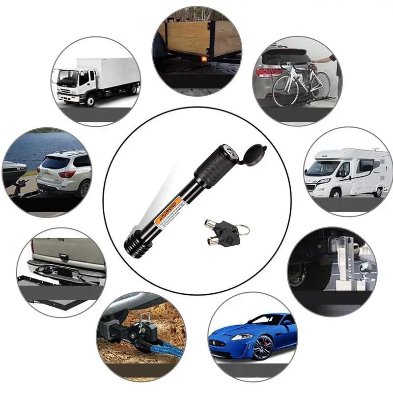 Металлический замок для прицепа водонепроницаемый с двумя ключами