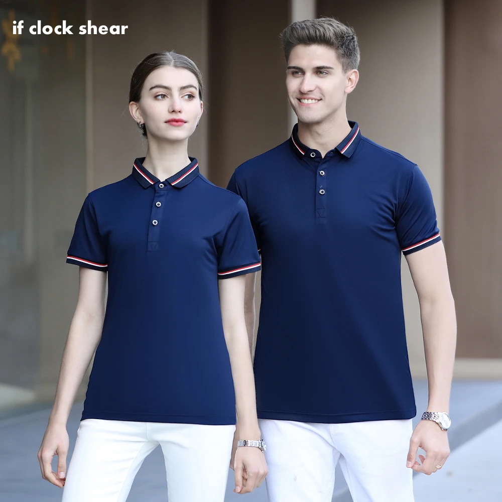 

Разноцветная стандартная мужская рубашка-поло, Повседневная Однотонная рубашка-поло с коротким рукавом, унисекс, разноцветная рубашка с ин...