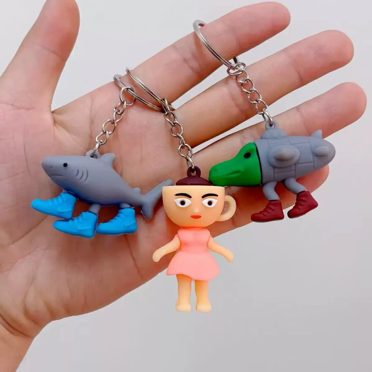 Фото Новый Tungtung Sahur Italian Brain Rot Animals Telalaero Telala SHARK аниме брелок игрушка подарки №4