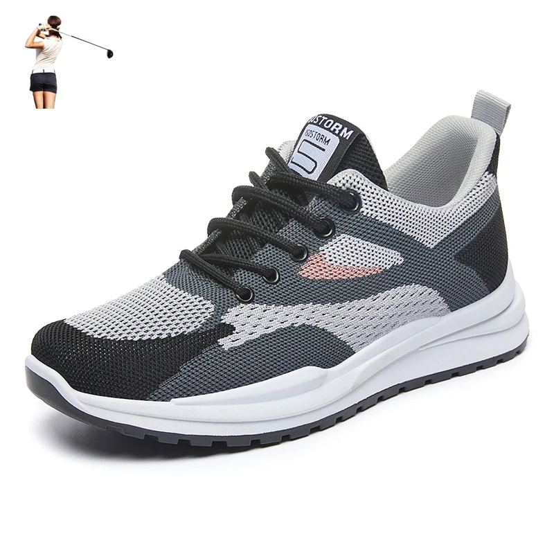 

Large Size 41 Golf Shoes for Women Breathable Lady Golfer Sport Sneakers Outdoor Turf Jogging Shoes Golf Fitness Shoes