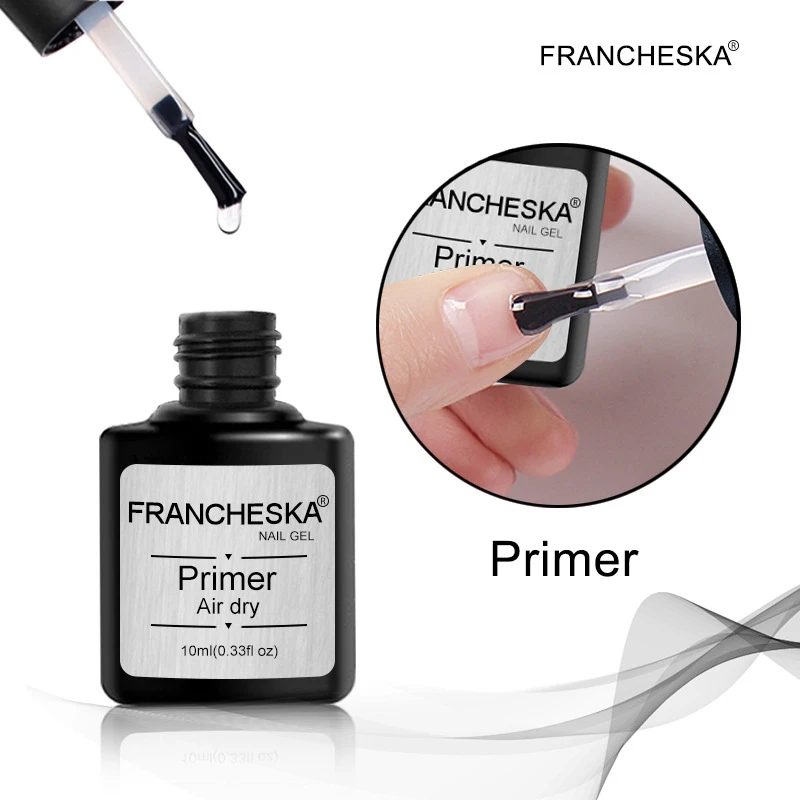 

FRANCHESKA 10s Fast Air Dry Nail Prep Dehydrator 10ml Base Coat Balancing Fluid Nails Primer Base Varnish Manicure Pre Nail Glue