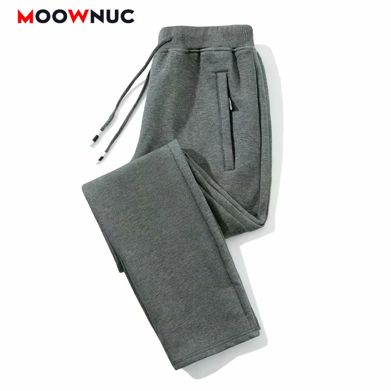 

Men's Casual Trousers Summer Fashion Pants Spring Ankle-Length Male 2022 Solid Hombre Business New Plus Size Straight MOOWNUC