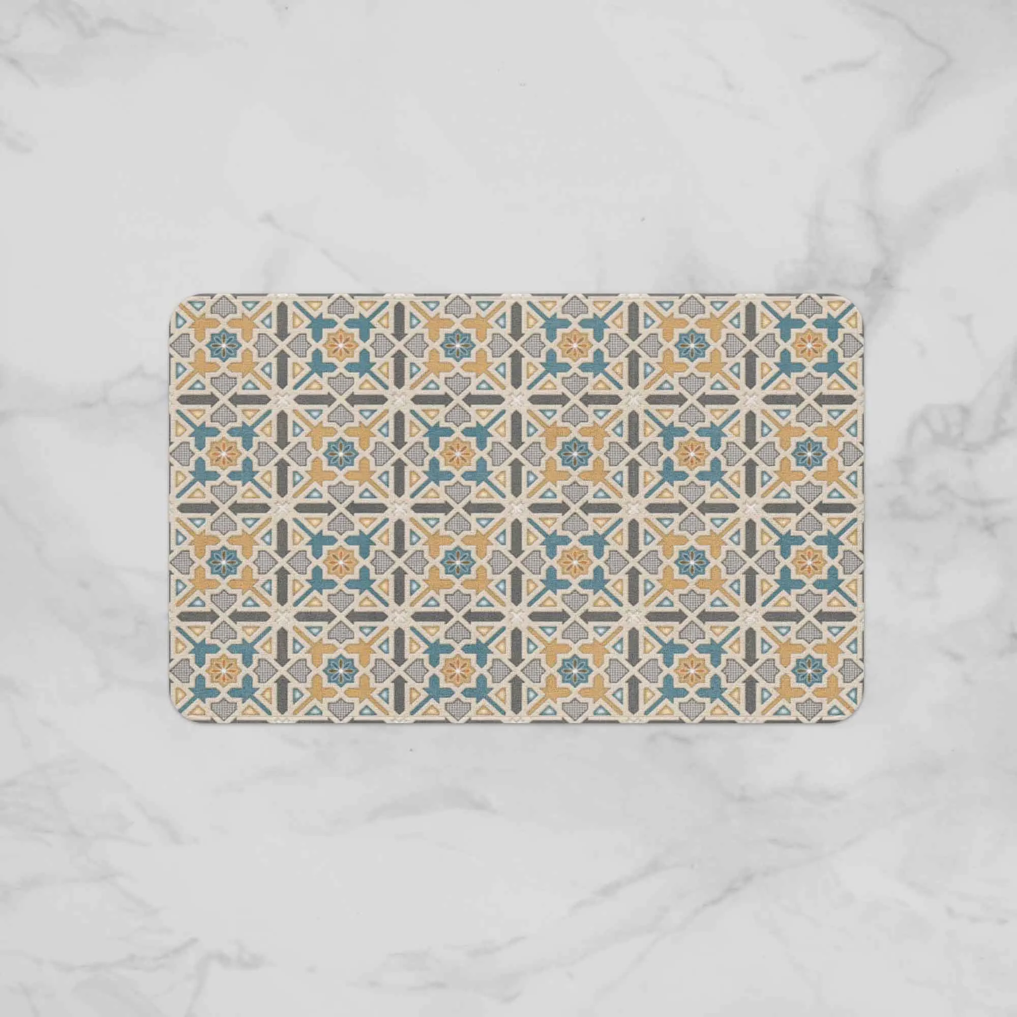 

BESTPRO Bohemmian Kitchen Carpet Mat Water Absorbent Floor Mat Non-slip Entrance Door Mat for Living Room Bedroom Kitchen