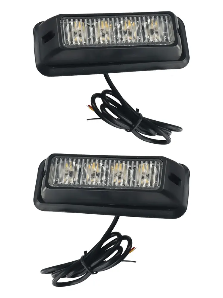 Усовершенствованный 4-светодиодный оранжевый янтарный свет лампа для