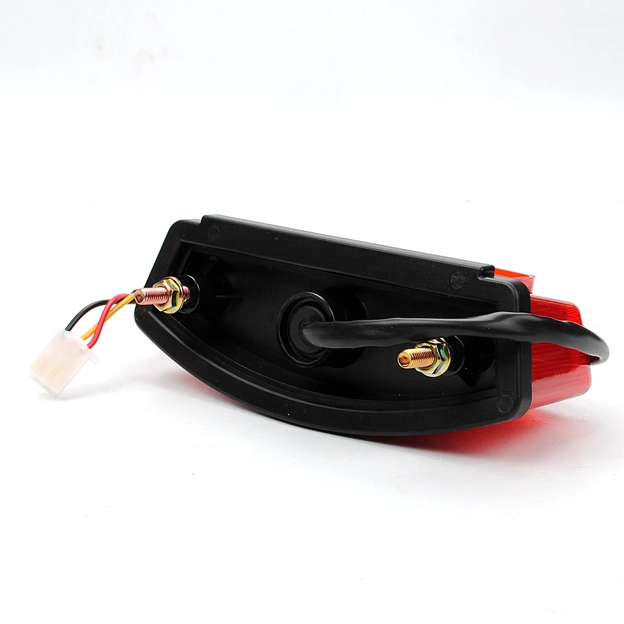 

12V Red Filaments Lamps ATV Rear Taillight Brake Lights Driving Lamps 3 Wires LED Brake Lights For Suzuki For