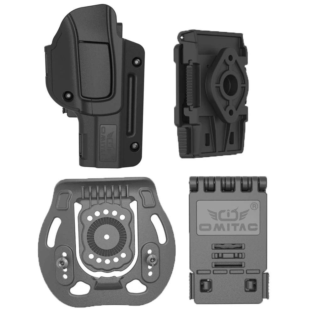 

Кобура Glock17 G17 gen5 Glock22 31, тактическая кобура, 3 способа переноски, Регулируемая на 360 ° Быстрая Двойная застежка для ремня, петля для ремня