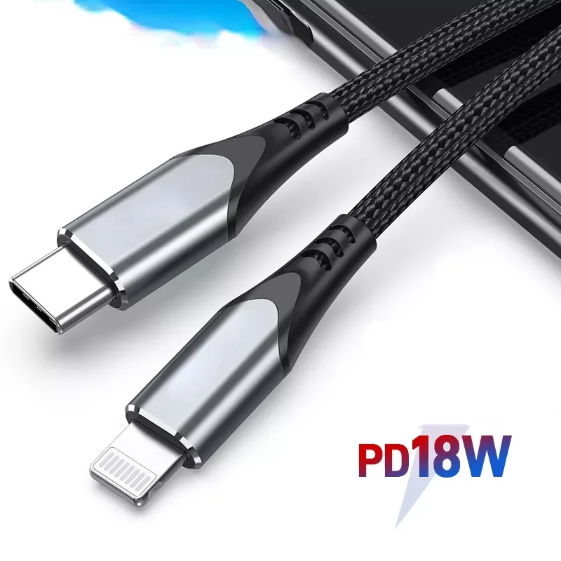 

MFi USB C to Lightning 12 mini Pro Max 8 Charger 18W Fast Charging Data PD Macbook 2m