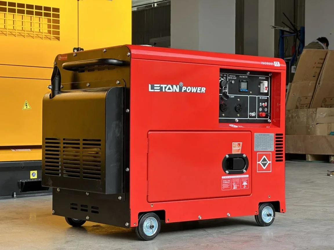 LETON POWER 50 Гц электрические дизельные генераторы 5 кВт 7 8 10 кВ кВА бесшумный