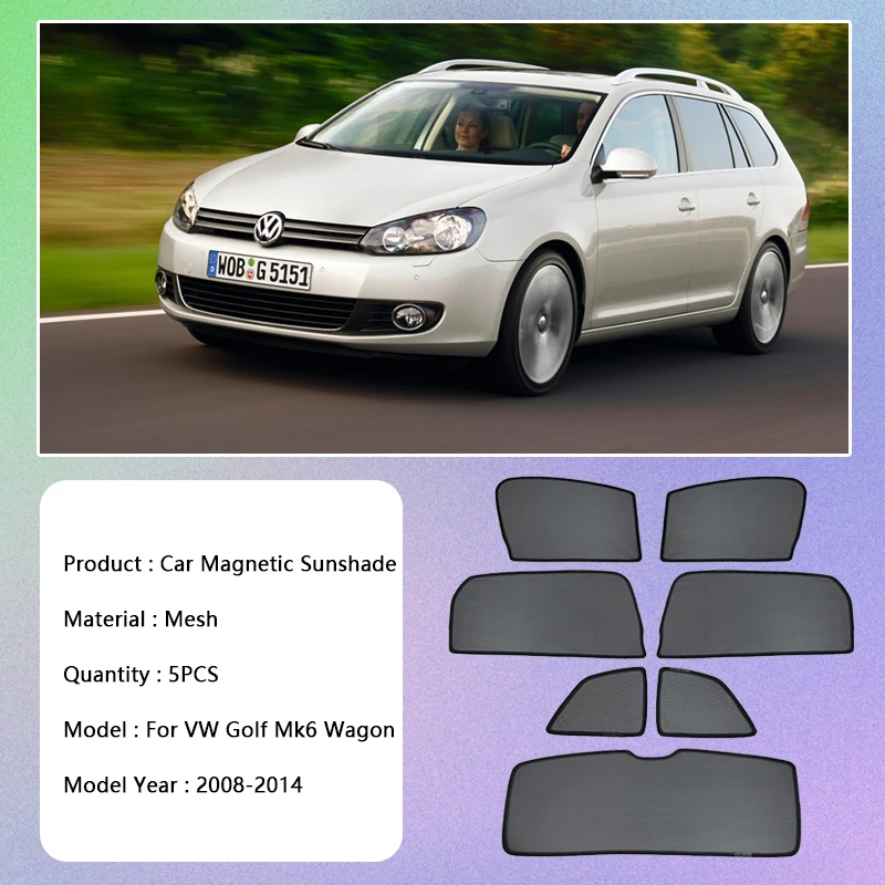 Для Volkswagen VW Golf Mk6 6 1K Wagon Variant Jetta SportWagen Vento 2008~2014 солнцезащитный козырек передний Atuo