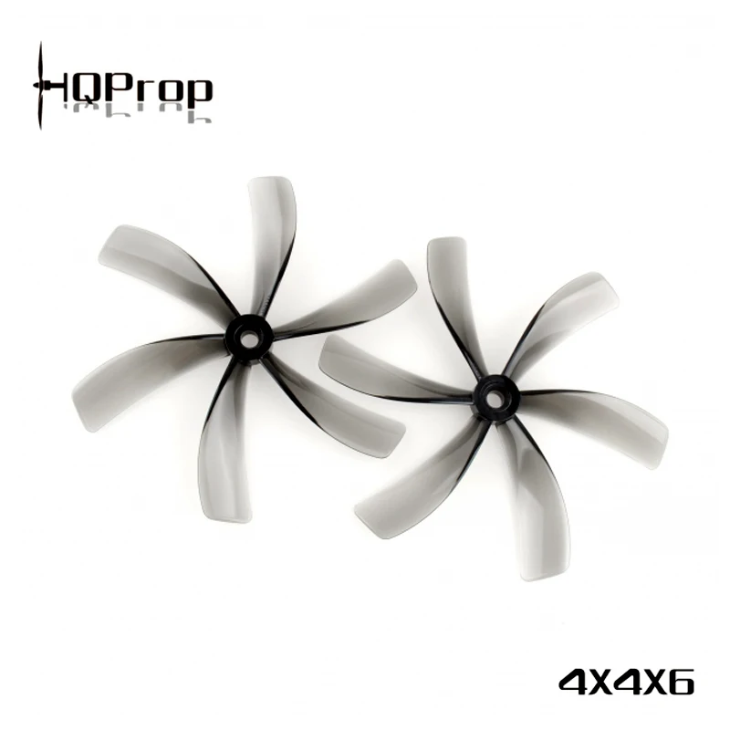 6 пар (6CW + 6CCW) HQPROP Duct-4X4X6 4040 6-лопастной ПК Пропеллер для RC FPV Freestyle 4-дюймовый Cinewhoop Ducted Drones DIY части