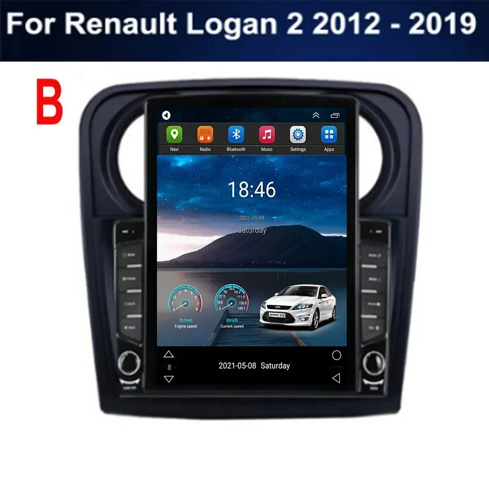 Android для Renault Logan 2 2012-2039 Sander 2014-2039 Тип Tesla Автомобильный радиоприемник