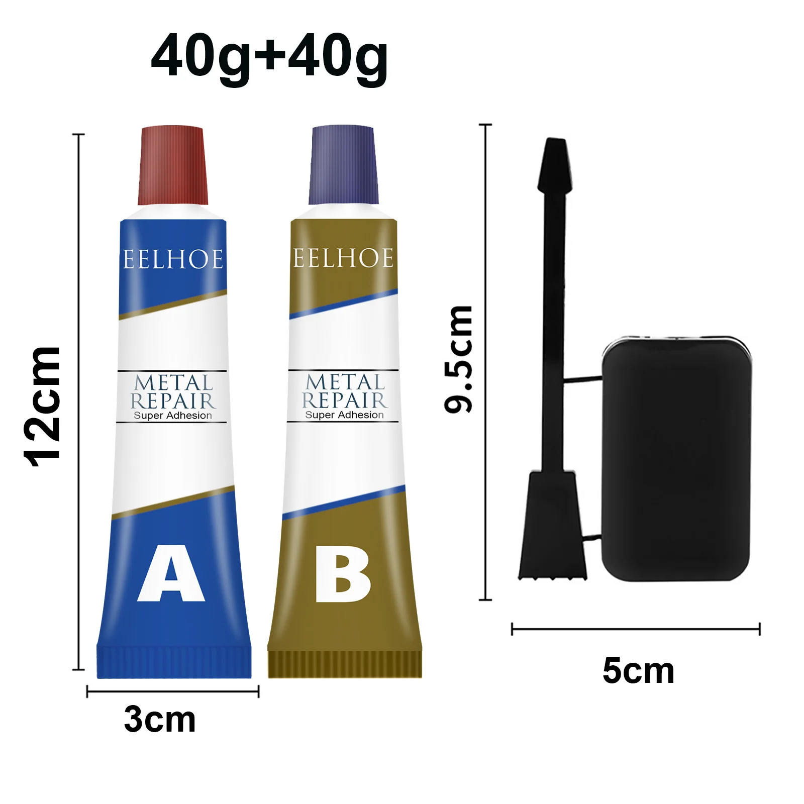 Новый супер-клей для металла Быстросохнущий водонепроницаемый