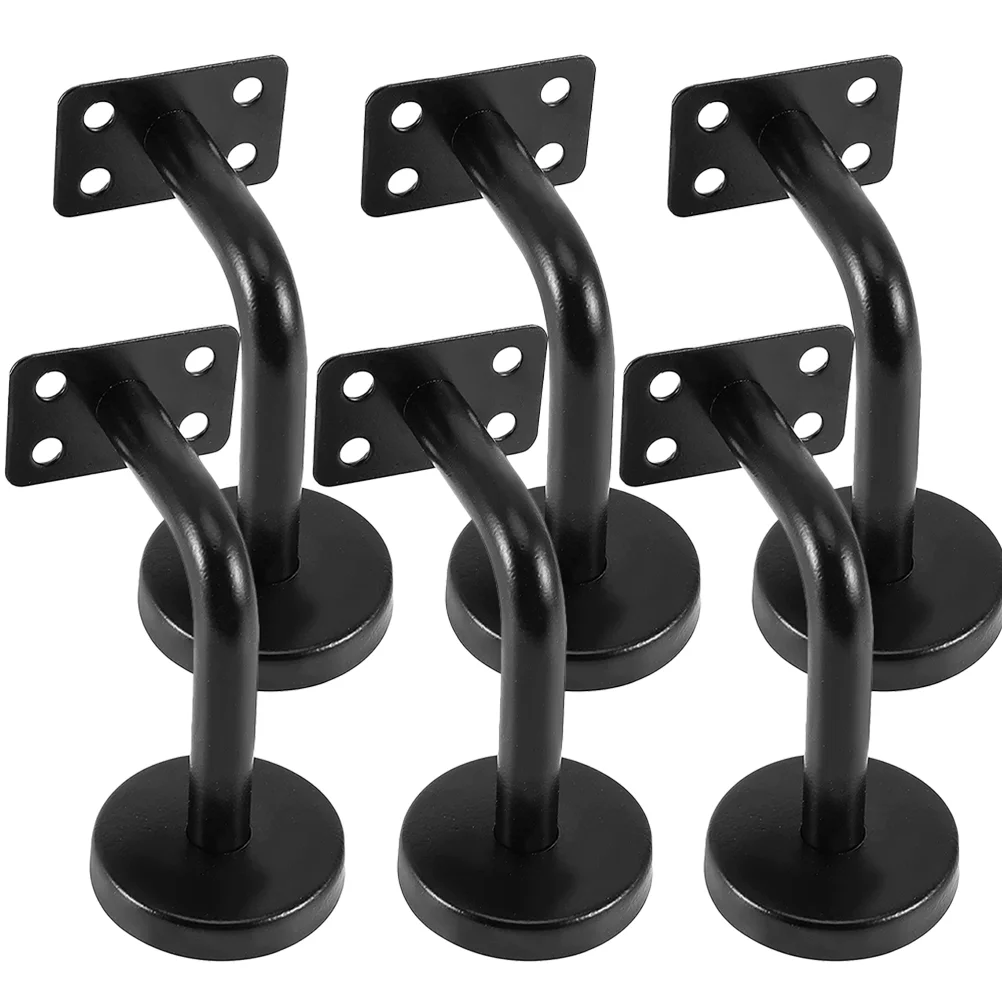 

6pcs Stairway Railing Bracket Hand Rail Bracket Stair Railing Support Bracket