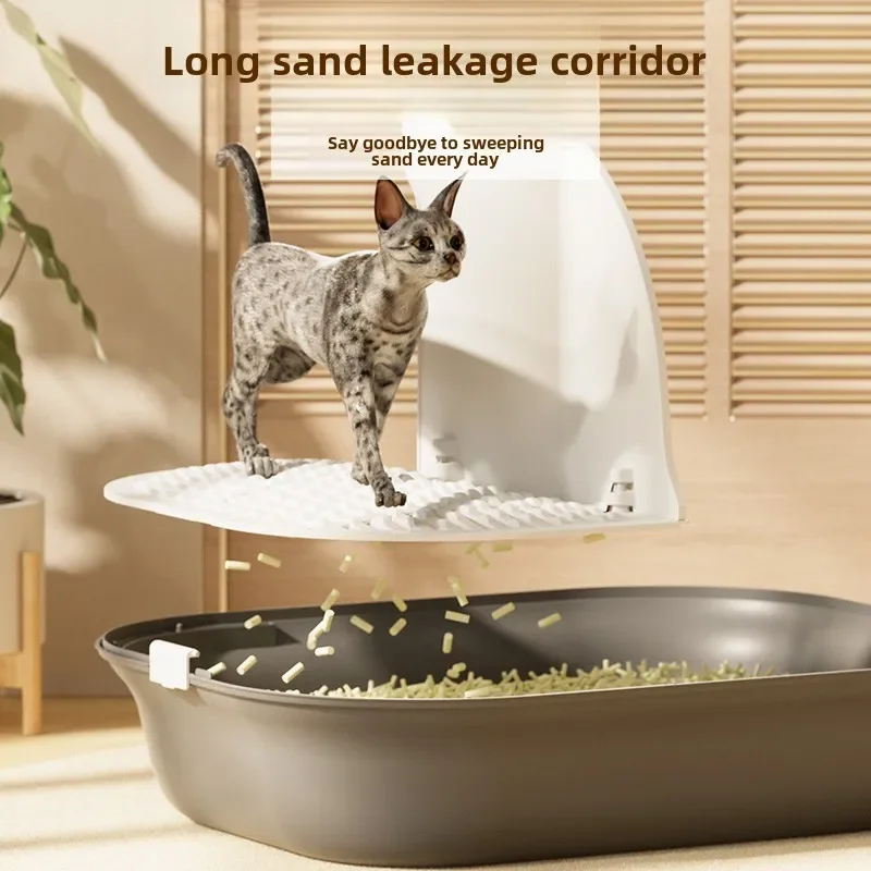 Ящик для кошачьего туалета полностью закрытый коридорный стиль большой лоток