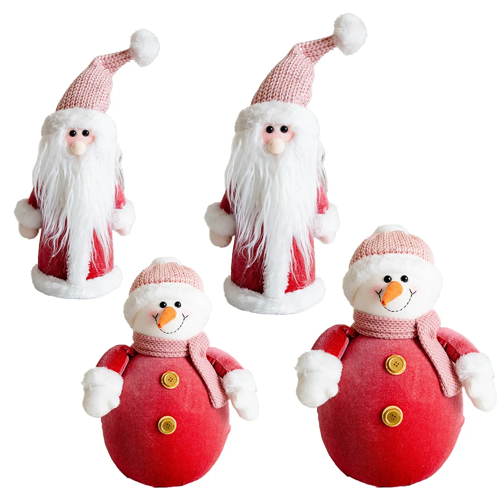 Классические праздничные фигурки снеговика рождественские подарки Санта-Клаус